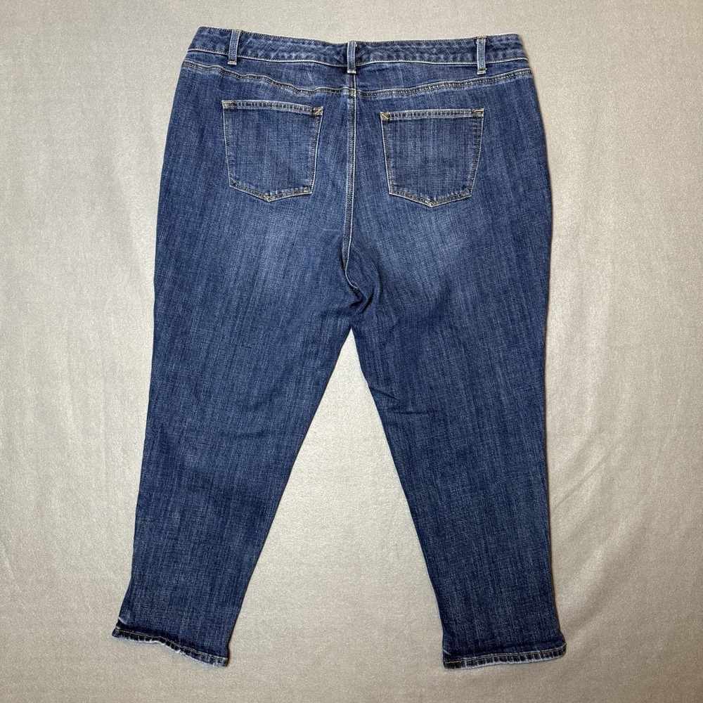 Talbots Everyday Relaxed Jeans Medium Wash Denim Women's Size 20WP - Picture 2 of 8